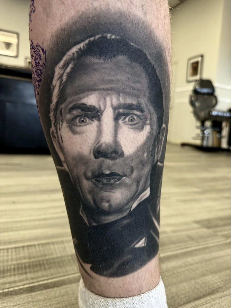 Black and grey tattoo